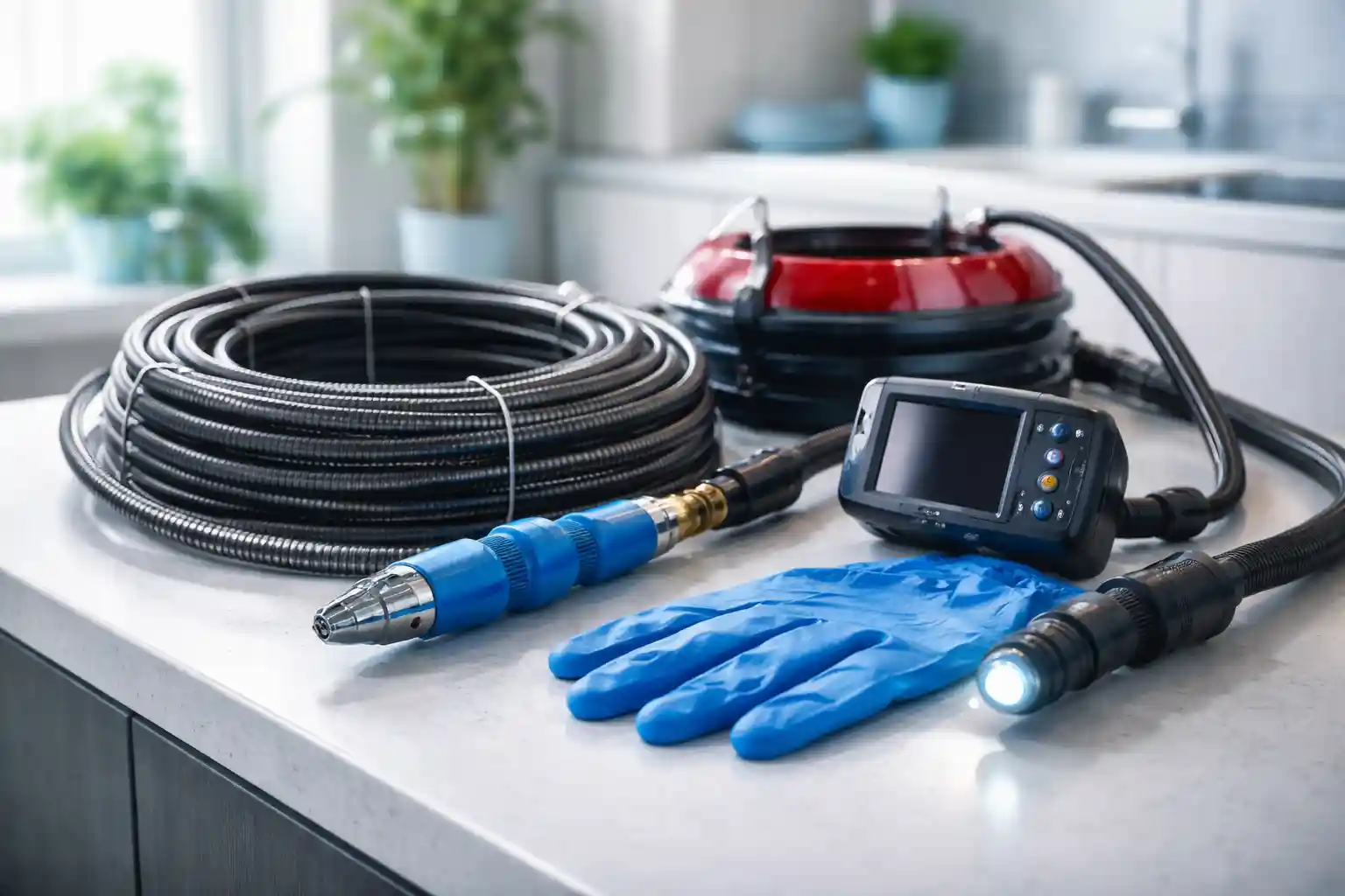 Инструменты для прочистки канализации в Калуге — трос, гидродинамика и видеодиагностика