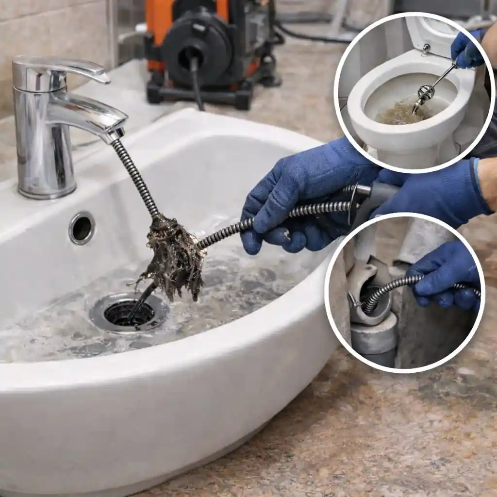 Услуги механической прочистки канализации в Калуге — удаление засора тросом