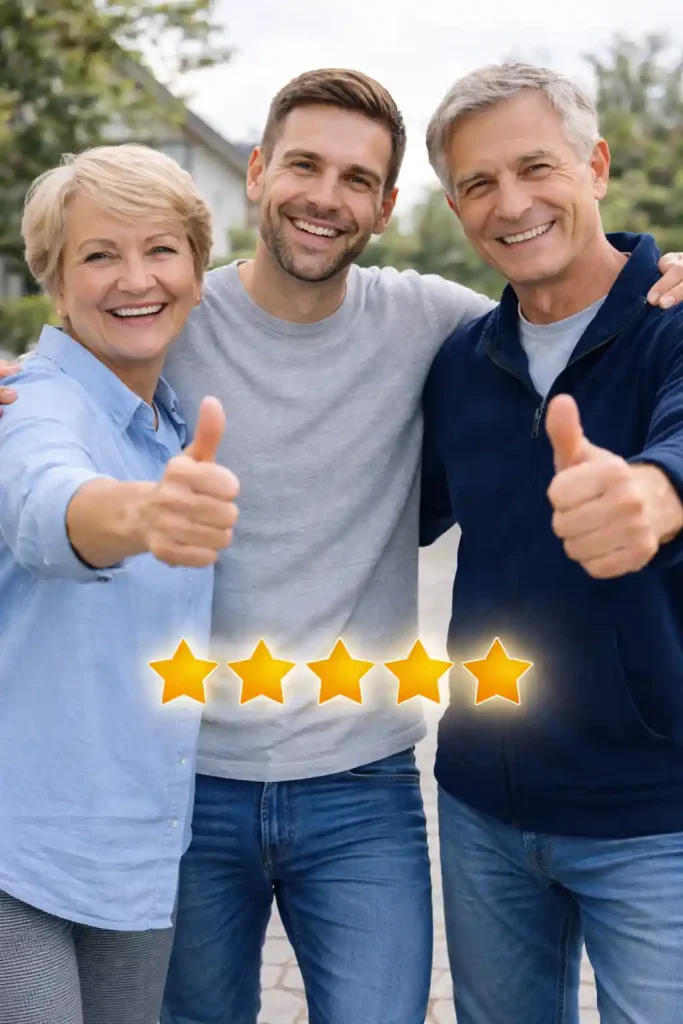 Довольные клиенты «Без Засоров» после прочистки канализации в Калуге — рейтинг 5 звёзд