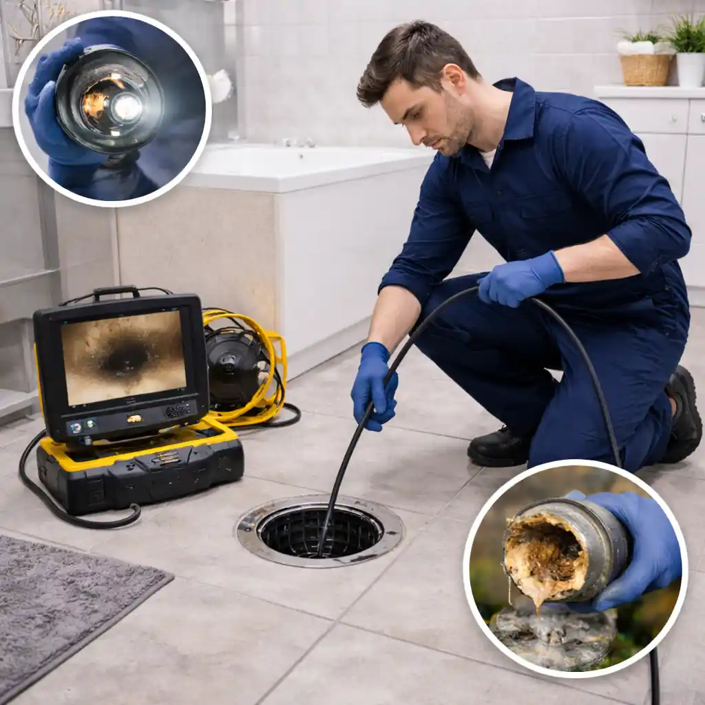 Видеодиагностика труб в Калуге — осмотр канализации камерой